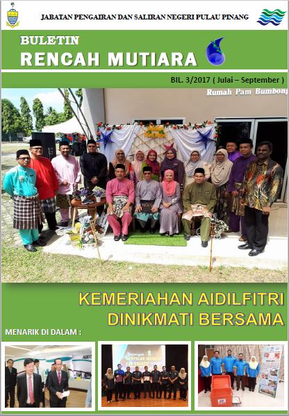Muka Depan Buletin Rencah Mutiara JPS Pulau Pinang Edisi 3.2017